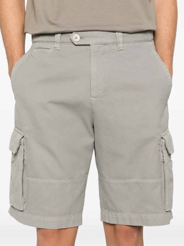 ショートパンツ - ブラウン Replica 
online: BRUNELLO CUCINELLI