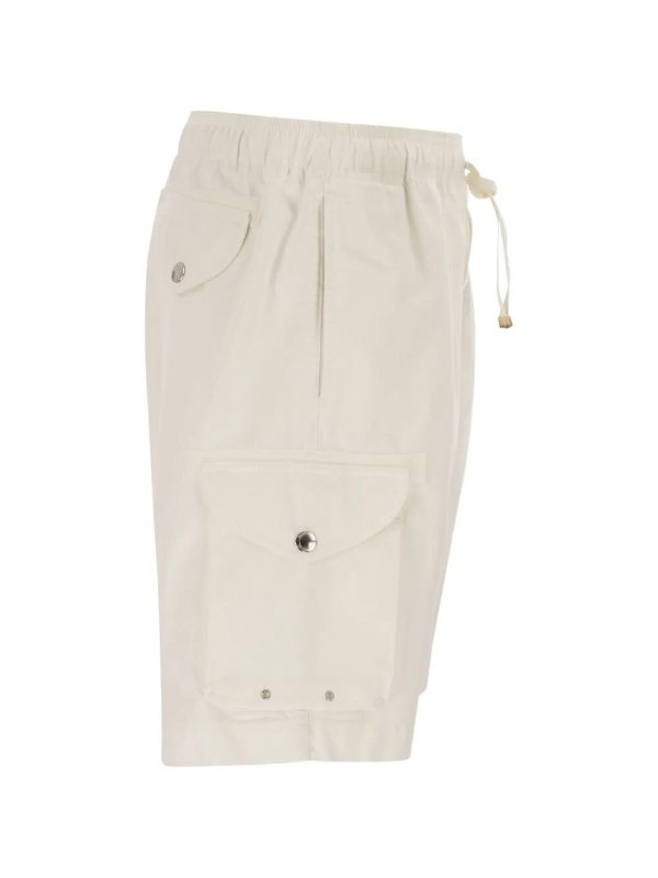 The Best Shops BRUNELLO CUCINELLI: トラウザーショーツ - ショートパンツ - クリーム