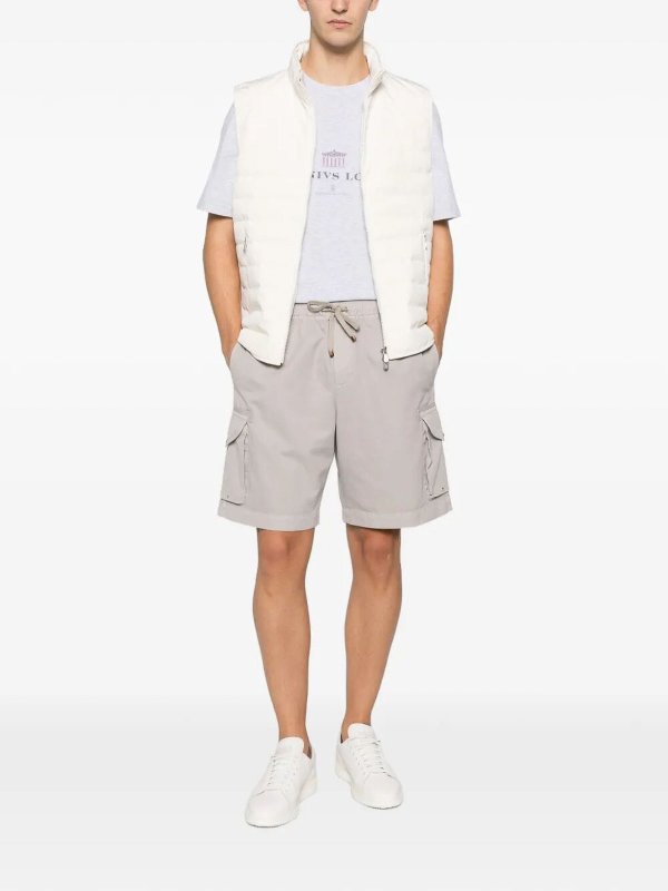 BRUNELLO CUCINELLI: トラウザーショーツ online - ショートパンツ - ブラウン