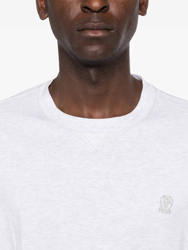 BRUNELLO CUCINELLI buy online T-Shirt - Hellgrau