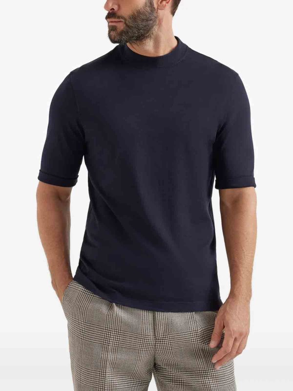 T-Shirt - Dunkelblau Replica 
online: BRUNELLO CUCINELLI