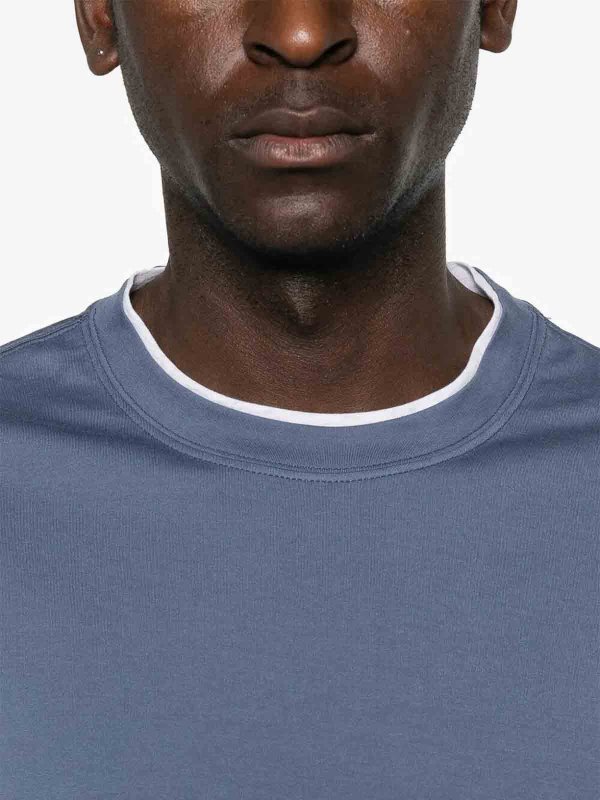 BRUNELLO CUCINELLI buy online T-Shirt - Hellblau