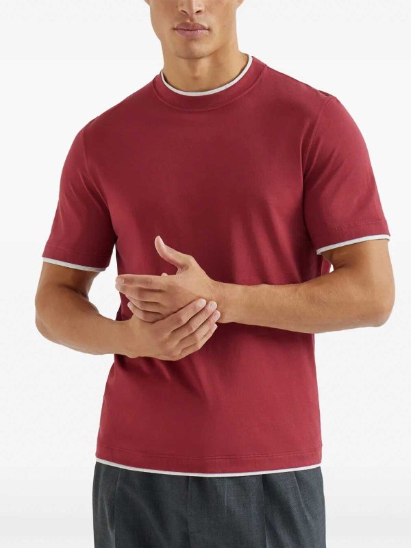 BRUNELLO CUCINELLI buy online T-Shirt - Rot