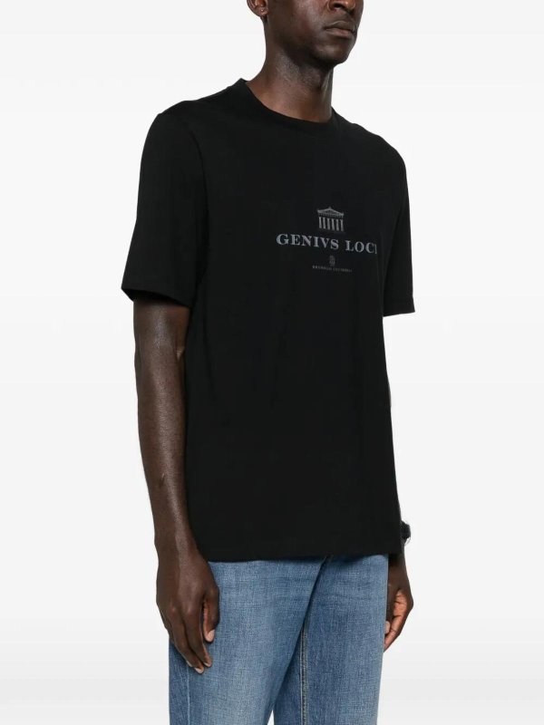 Camiseta - Negro Replica 
online: BRUNELLO CUCINELLI