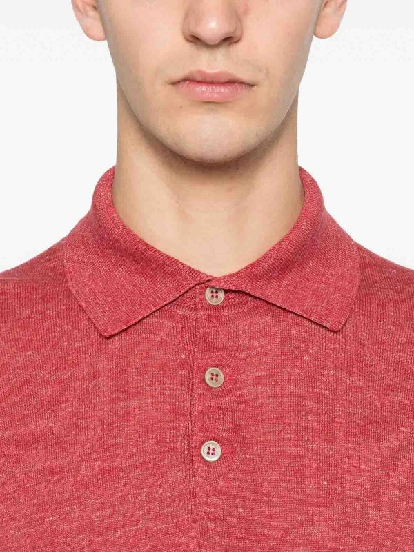 The Best Shops BRUNELLO CUCINELLI: ポロシャツ - ポロシャツ - 赤