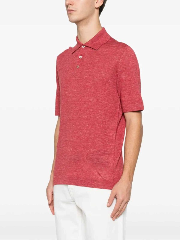 BRUNELLO CUCINELLI buy online ポロシャツ - 赤