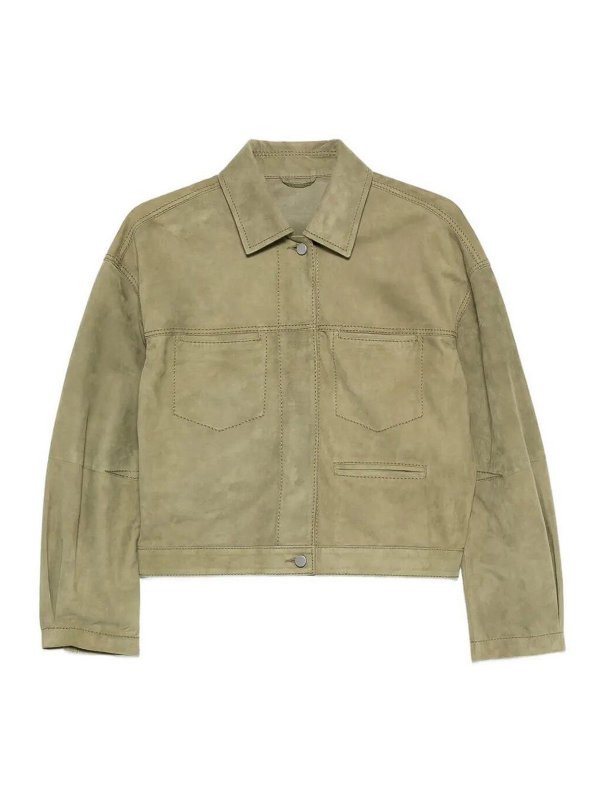 DESA 1972: レザージャケット - レザージャケット - 緑