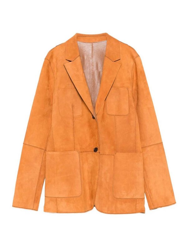 DESA 1972: レザージャケット - レザージャケット - ベージュ