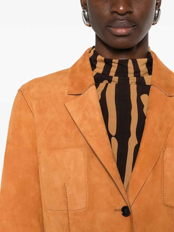 DESA 1972 buy online レザージャケット - ベージュ