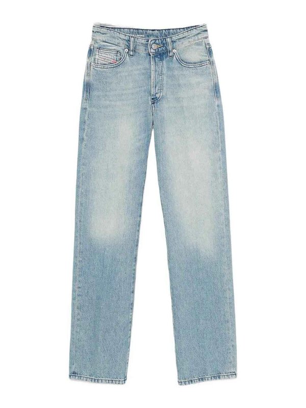 DIESEL: Straight Leg Jeans - Straight Leg Jeans - Denim