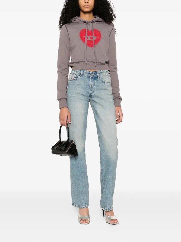 DIESEL: Straight Leg Jeans online - Straight Leg Jeans - Denim