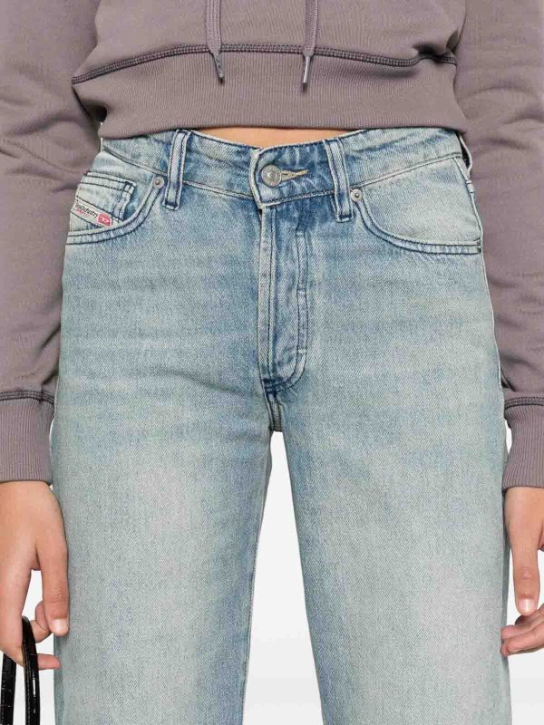 The Best Shops DIESEL: Straight Leg Jeans - Straight Leg Jeans - Denim