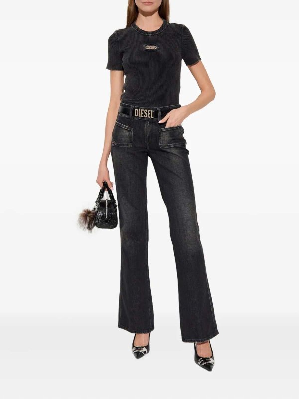 DIESEL: クルーネック online - クルーネック - 黒