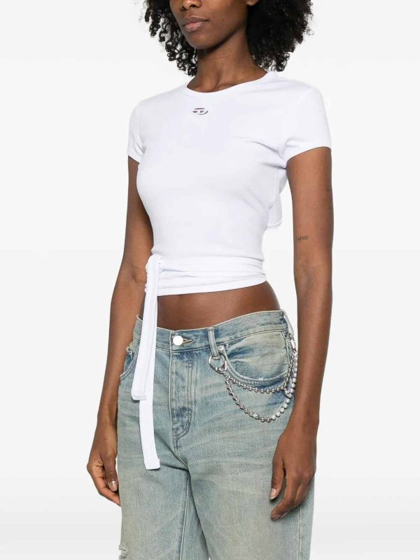 T-Shirt - Weiß shop online: DIESEL