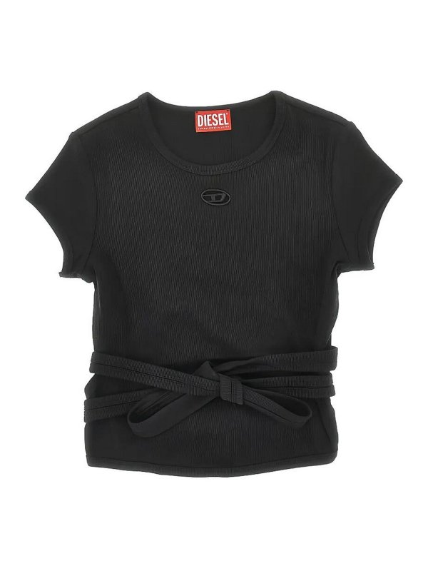 DIESEL: T-shirts - T-Shirt - Schwarz