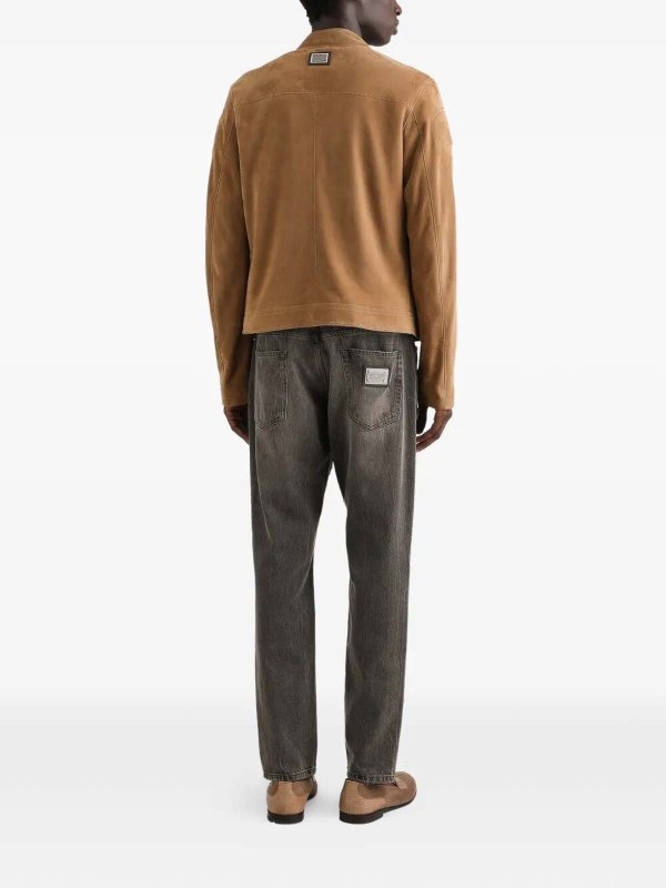 Leather Jacket shop online: DOLCE & GABBANA