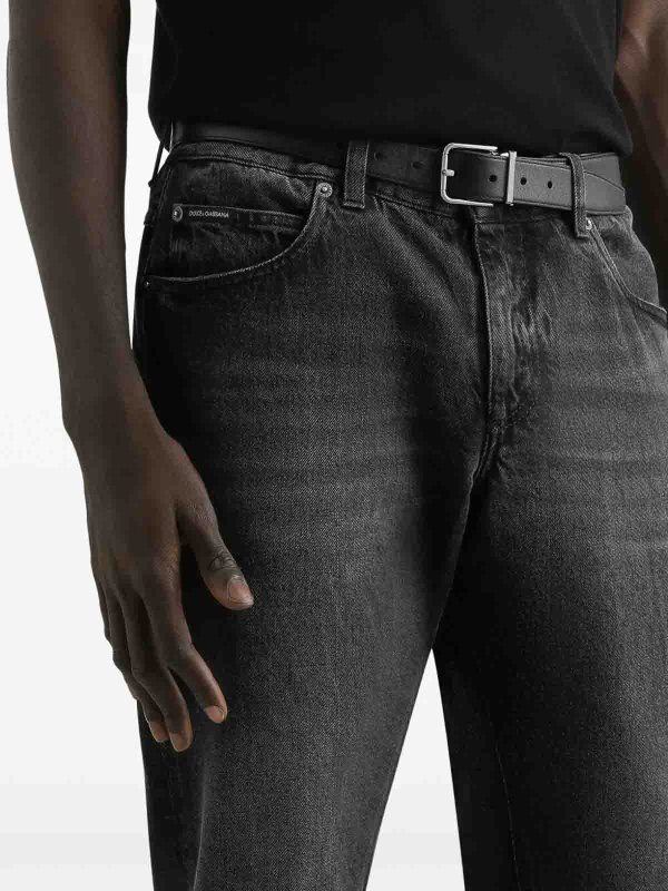 DOLCE & GABBANA buy online ストレートジーンズ - 黒