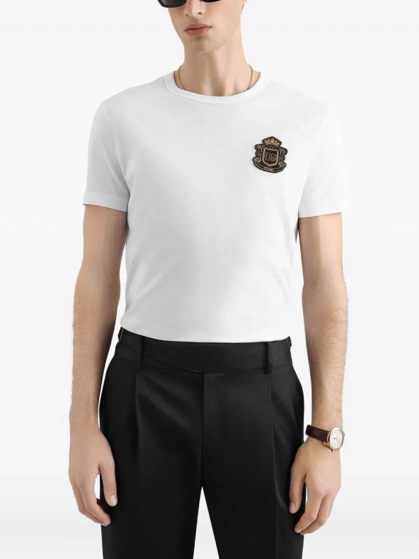 T-shirt Con Ricamo Replica 
online: DOLCE & GABBANA