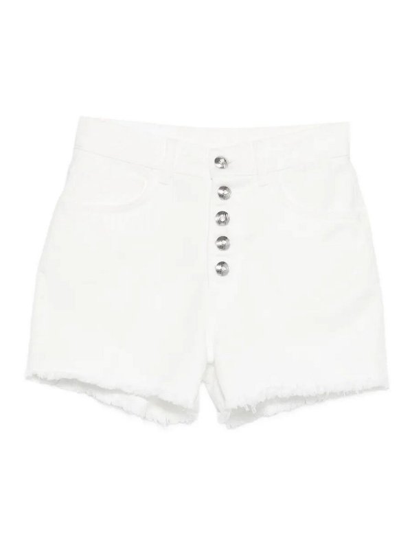 DONDUP: Shorts - Shorts - Blanco