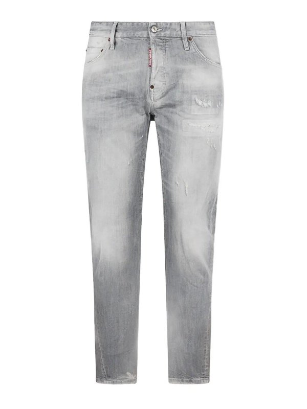 DSQUARED2: straight leg jeans - Slim  Jeans
