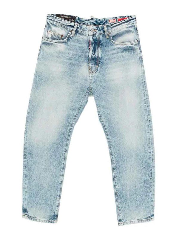 DSQUARED2: straight leg jeans - Bro Jeans