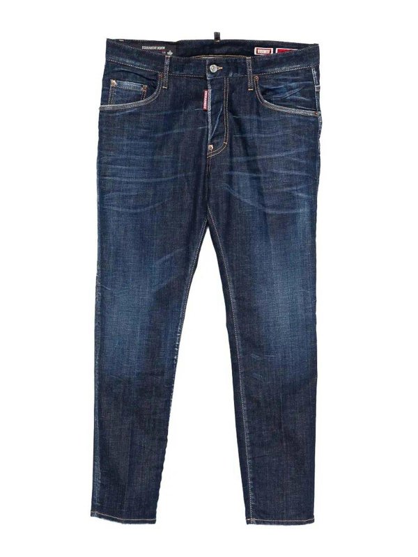 DSQUARED2: jeans dritti, a sigaretta - Jeans da pattinatore
