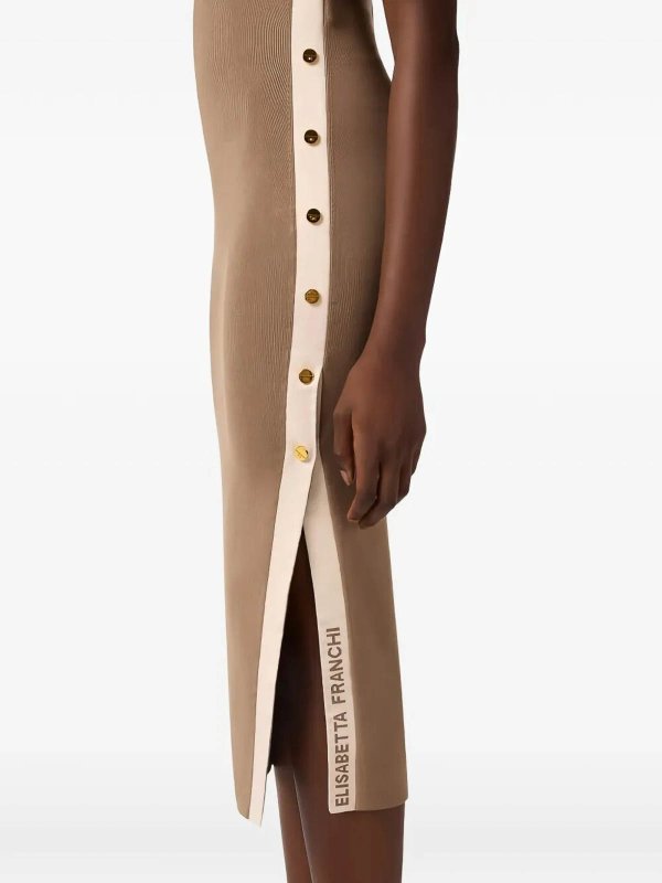 膝丈ドレス - グレー Replica 
online: ELISABETTA FRANCHI