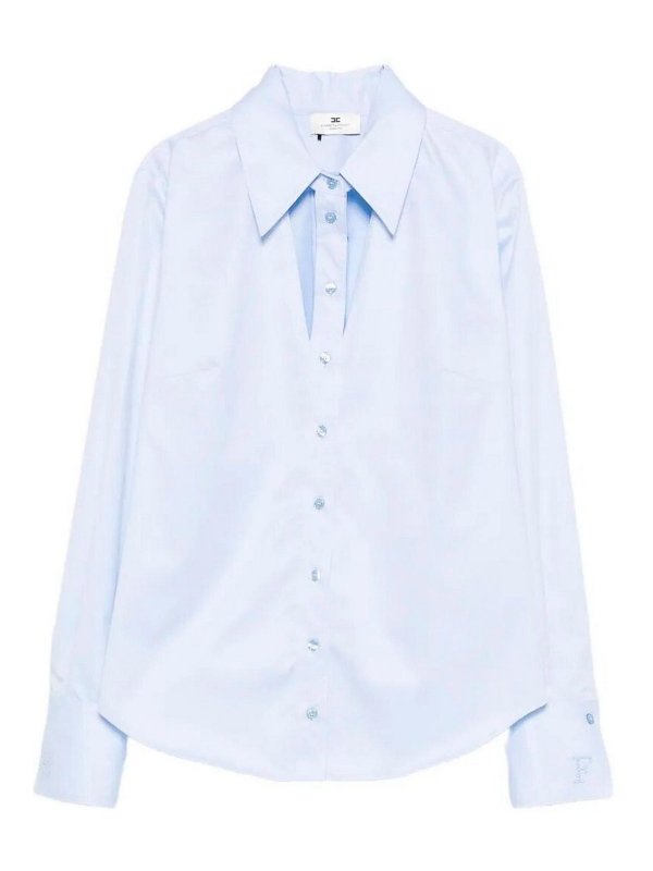ELISABETTA FRANCHI: Hemden - Hemd - Hellblau