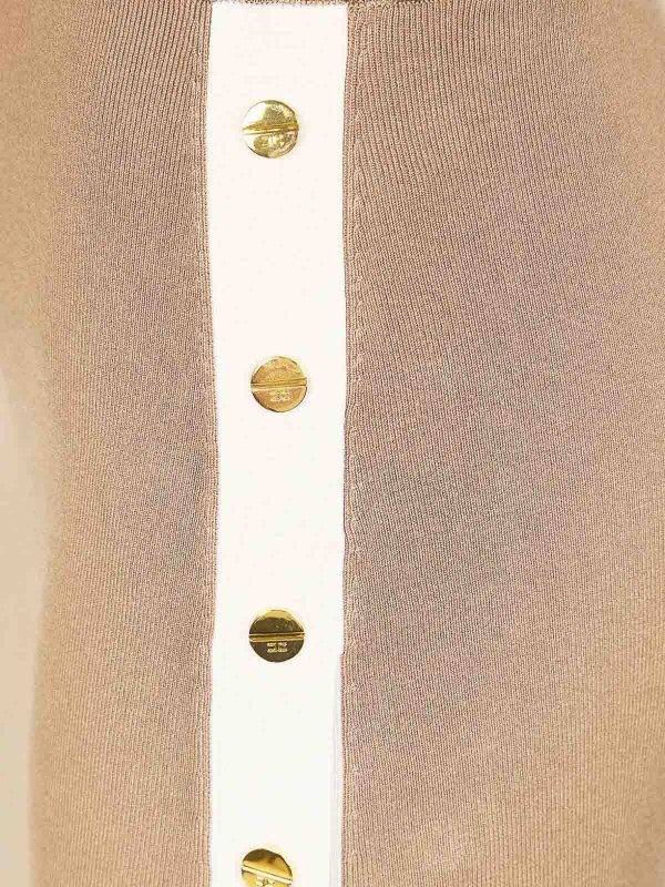 The Best Shops ELISABETTA FRANCHI: ニーレングススカート＆ミディ丈 - 膝丈/ミディスカート - グレー