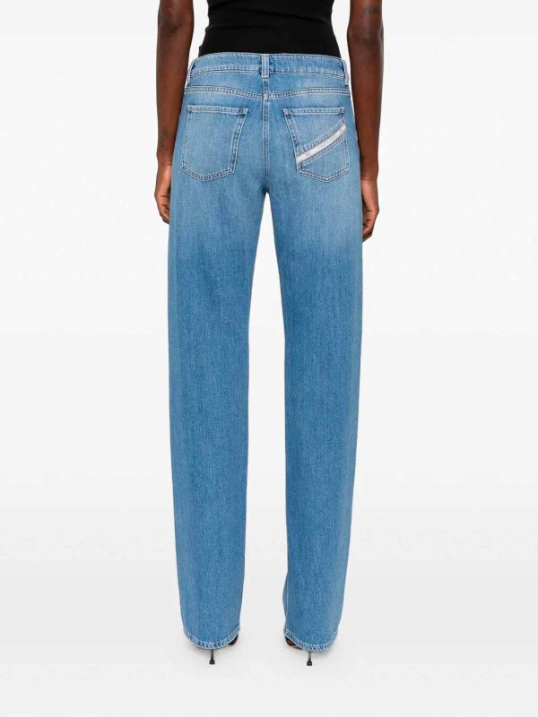 The Best Shops ELISABETTA FRANCHI: Straight Leg Jeans - Straight Leg Jeans - Hellblau