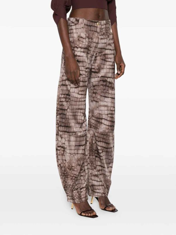 ELISABETTA FRANCHI buy online ストレートジーンズ - ブラウン