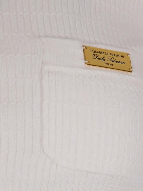 The Best Shops ELISABETTA FRANCHI: クルーネック - クルーネック - クリーム
