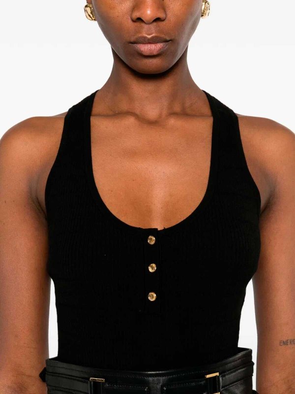 The Best Shops ELISABETTA FRANCHI: トップス＆タンクトップ - トップ/タンクトップ - 黒