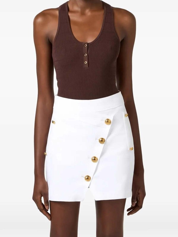 ELISABETTA FRANCHI buy online トップ/タンクトップ - ブラウン