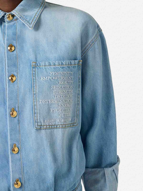 ジャンプスーツ - ライトブルー Replica 
online: ELISABETTA FRANCHI