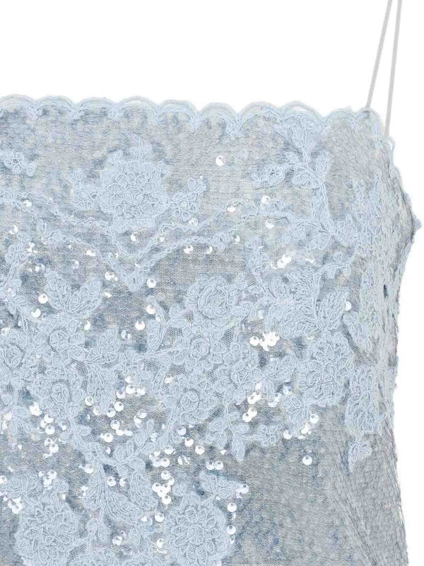 The Best Shops ERMANNO SCERVINO: ニーレングスドレス - 膝丈ドレス - ブルー