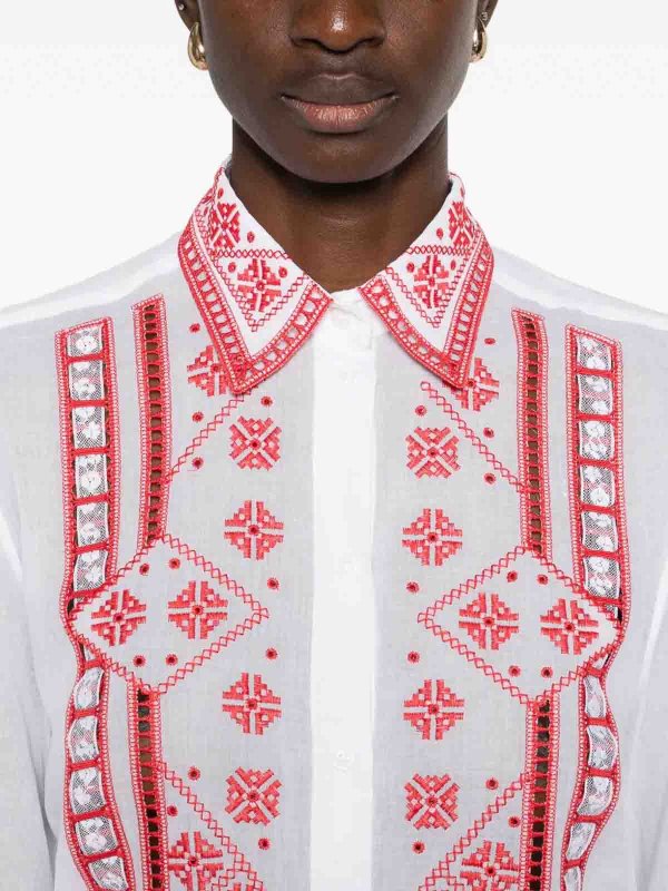 The Best Shops ERMANNO SCERVINO: Hemden - Hemd - Weiß