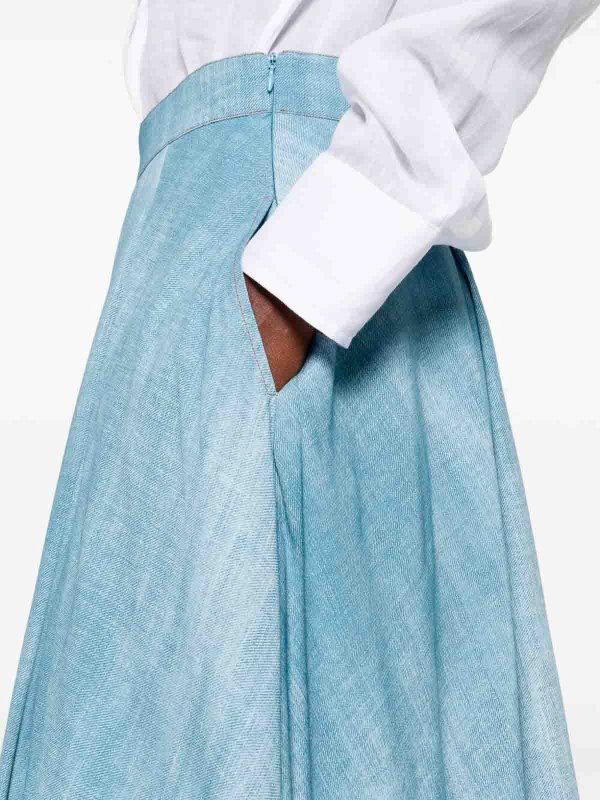 ERMANNO SCERVINO buy online 膝丈/ミディスカート - ブルー