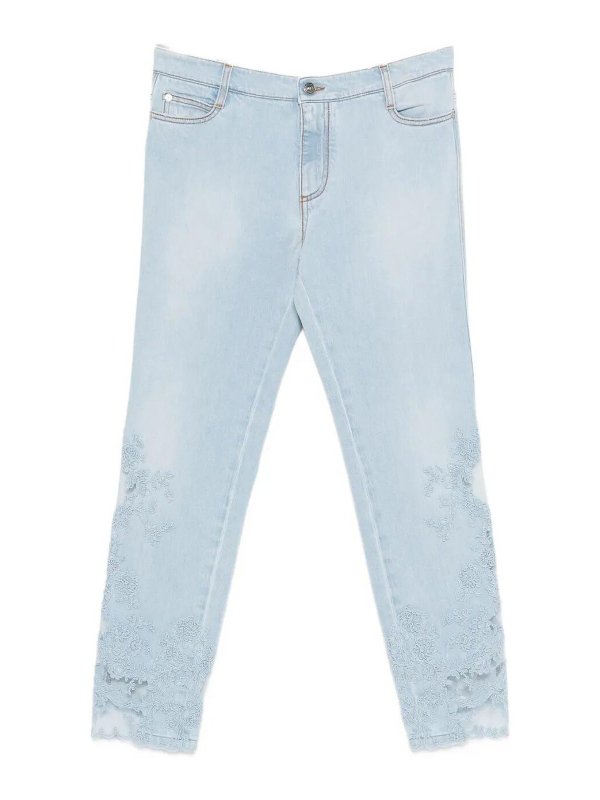 ERMANNO SCERVINO: ストレートジーンズ - ストレートジーンズ - ブルー