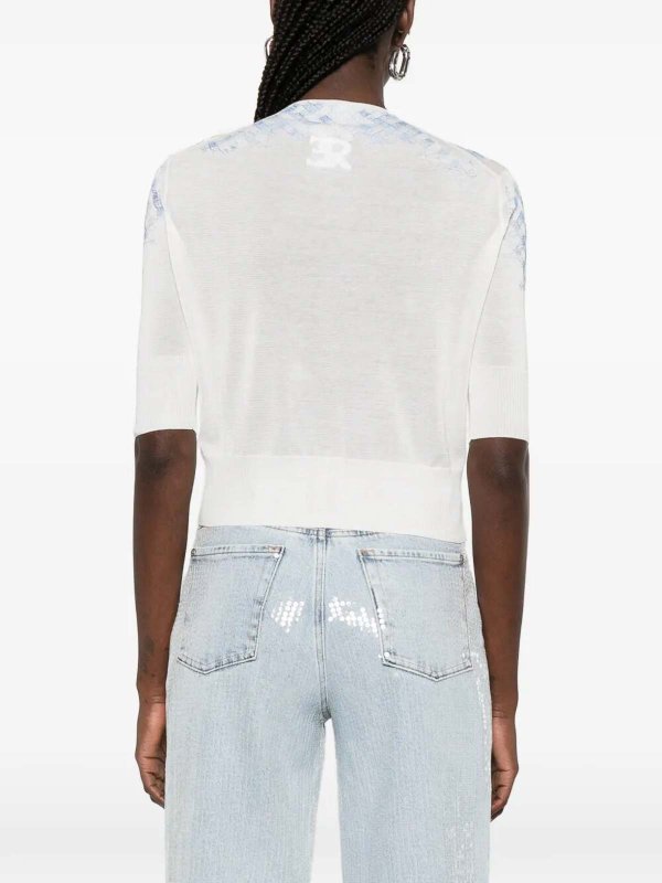 ERMANNO SCERVINO: クルーネック online - クルーネック - ライトブルー