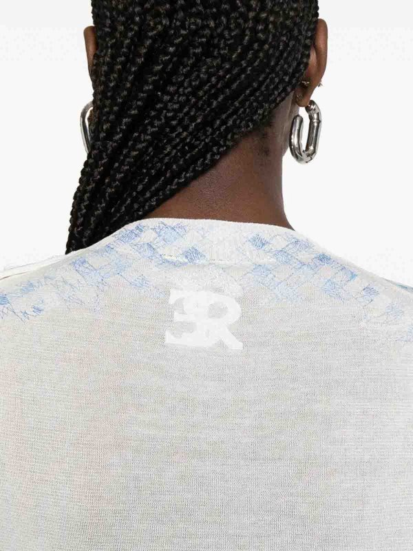 クルーネック - ライトブルー shop online: ERMANNO SCERVINO