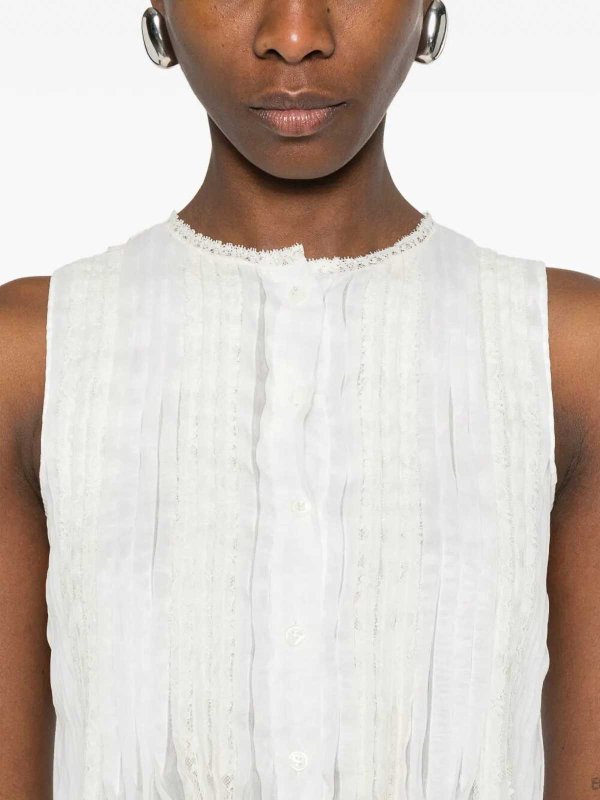 The Best Shops ERMANNO SCERVINO: Tops und Tank Tops - Top - Weiß