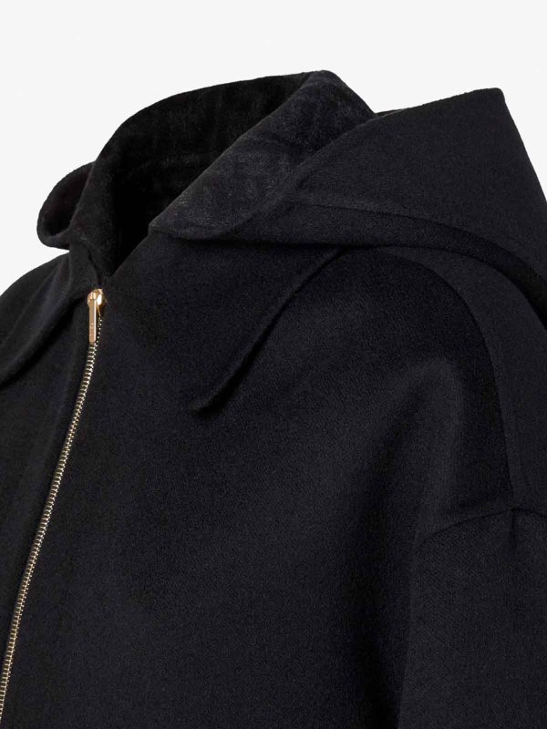 The Best Shops FENDI: knee length coats - Ff Double Wool Blouson