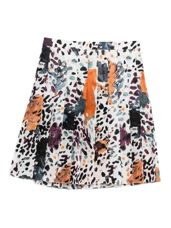 FENDI: Knee length skirts & Midi - Falena Print Skirt