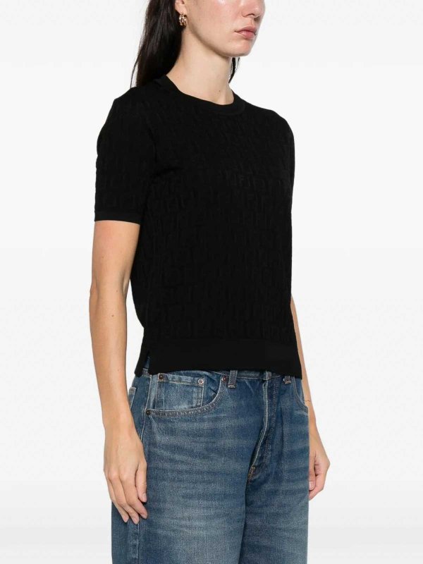 The Best Shops FENDI: crew necks - Ff Sweater