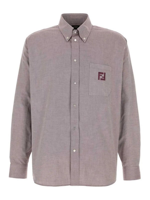 FENDI: shirts - Shirt With  Embroidery