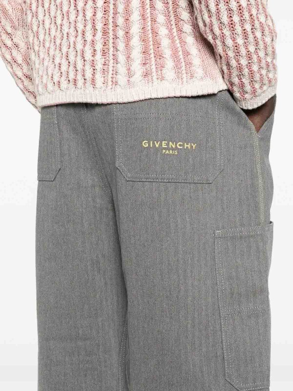 The Best Shops GIVENCHY: ストレートジーンズ - ストレートジーンズ - Couture