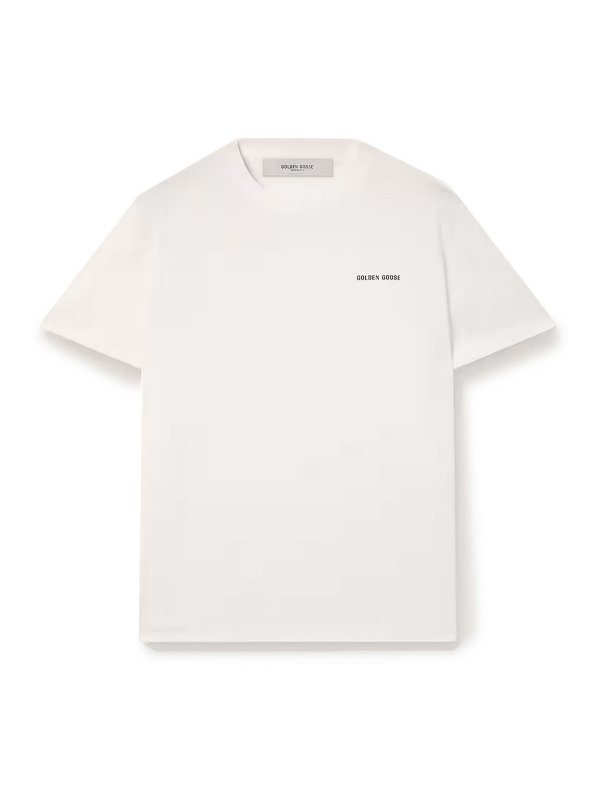 GOLDEN GOOSE: T-shirts - T-Shirt - Weiß