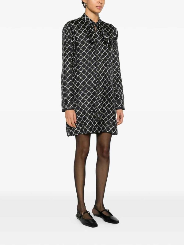 GUCCI: short dresses online - Heritage Intrigue Mini Dress
