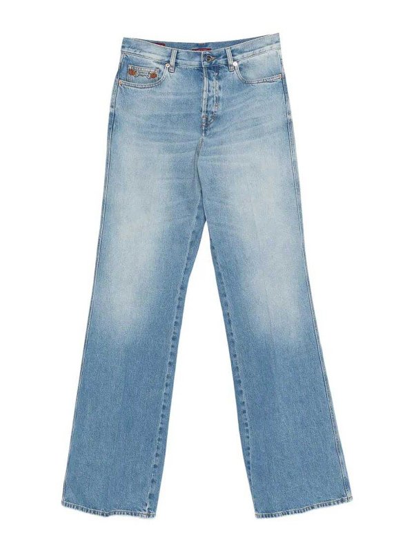 GUCCI: straight leg jeans - Mid Rise Flare Pants